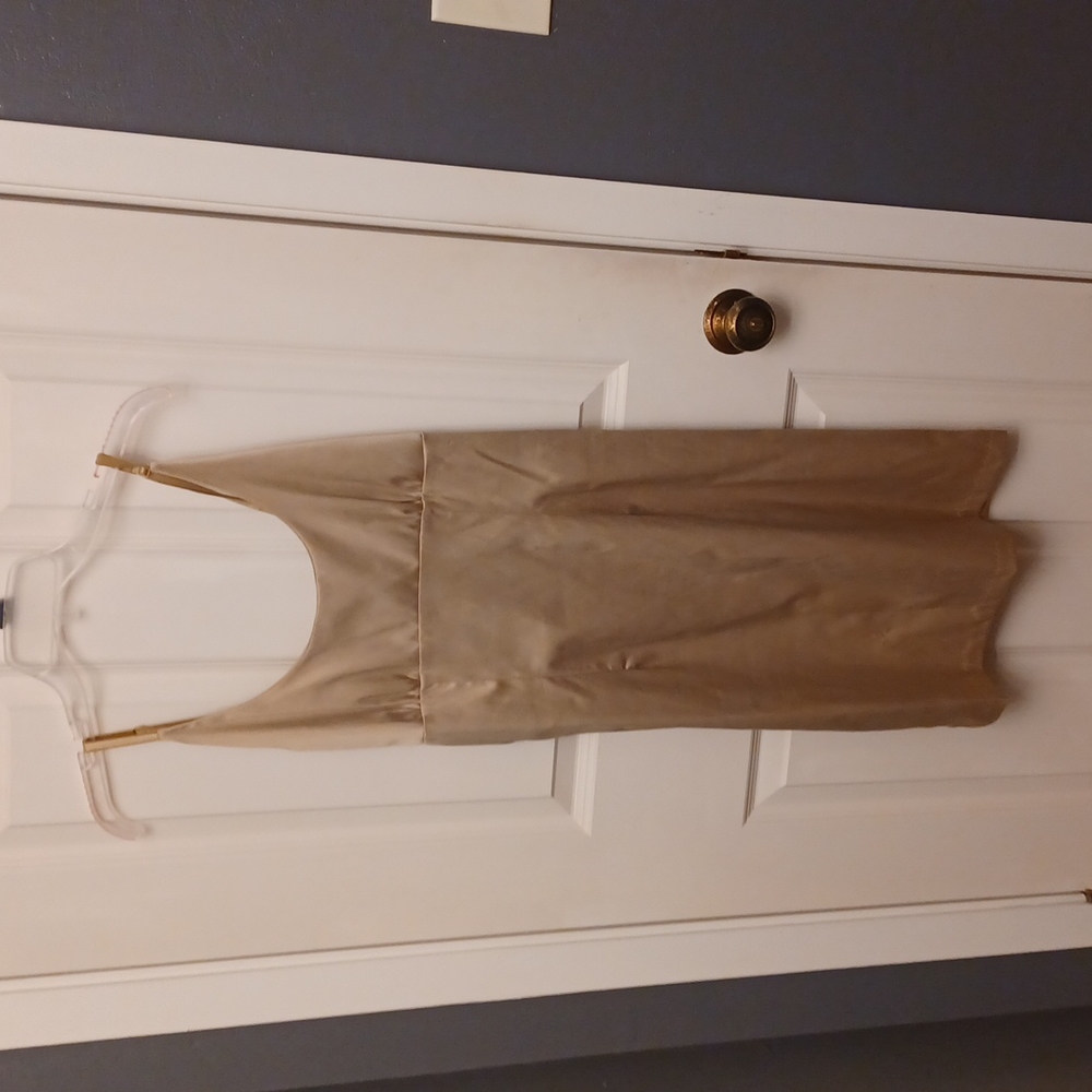 Tan Gold Dress